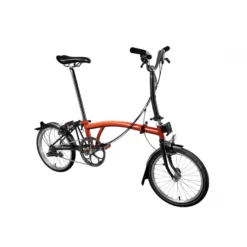 Bicicleta Brompton M6L Plat 50 Black Edition Tija Standard C Line Laquer