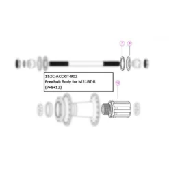 Nucleo Giant Fathom 29 2 (2019) Freehub Body
